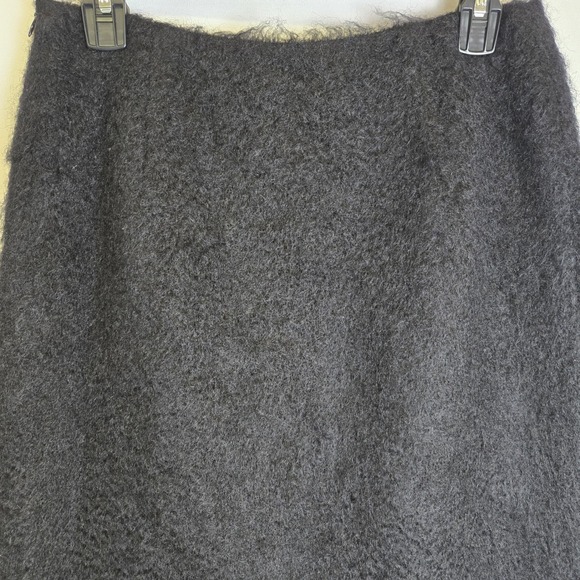 Caractere Mohair Wool Blend Mini Skirt, Made in Italy, Black, Size‎ UK 10 US 12 - Picture 9 of 10